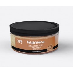 Крем-скраб для тела Кофейный Veganica, 250мл, купить в Луганске оптом, ЛНР